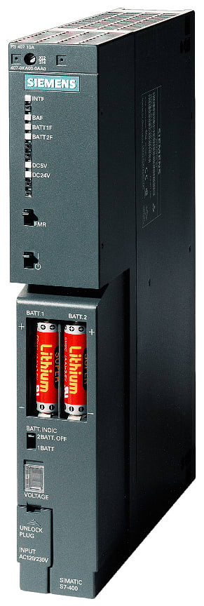 SIEMENS - SIE6ES74070DA020AA1 PCS 7 PS407, UC120/230V, 4A XTR