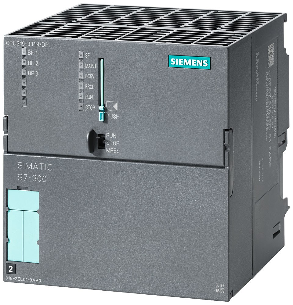 SIEMENS - SIE6ES73183EL010AB0 SIMATIC S7-300 CPU 319-3 PN/DP 2 MB