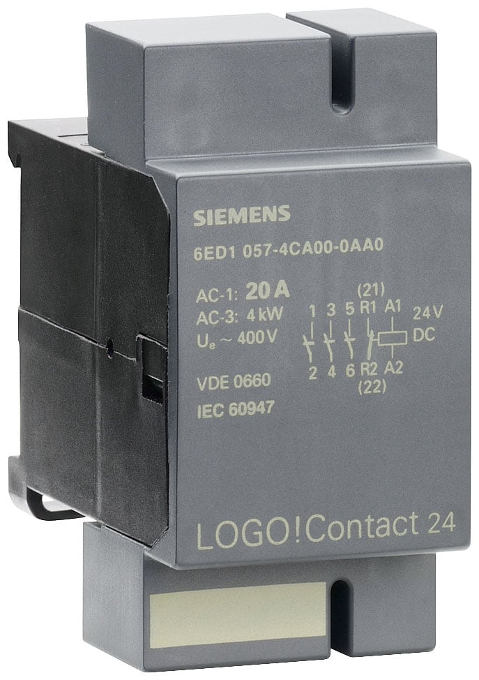 SIEMENS - SIE6ED10574CA000AA0 LOGO! Contatto DC 24 V