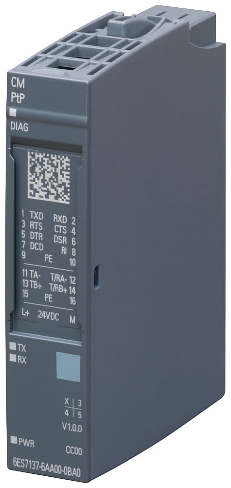 SIEMENS - SIE6AG11376AA017BA0 SIPLUS ET 200SP CM PtP RS 232, RS 422 / 485 -40 ... +70 °C con Conformal Coating based on 6ES7137-6AA01-0BA0