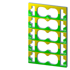 SIEMENS - SIE6ES71936CP712AA0 10 COLOR IDENTIFICATION LABELS CC71