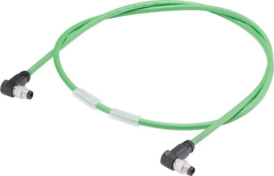 SIEMENS - SIE6ES71942MH030AB0 SIMATIC ET 200AL Cavo di bus confezionato ad entrambe le estremità, cavo in PUR, angolato, 0,3 m per ET-Connection