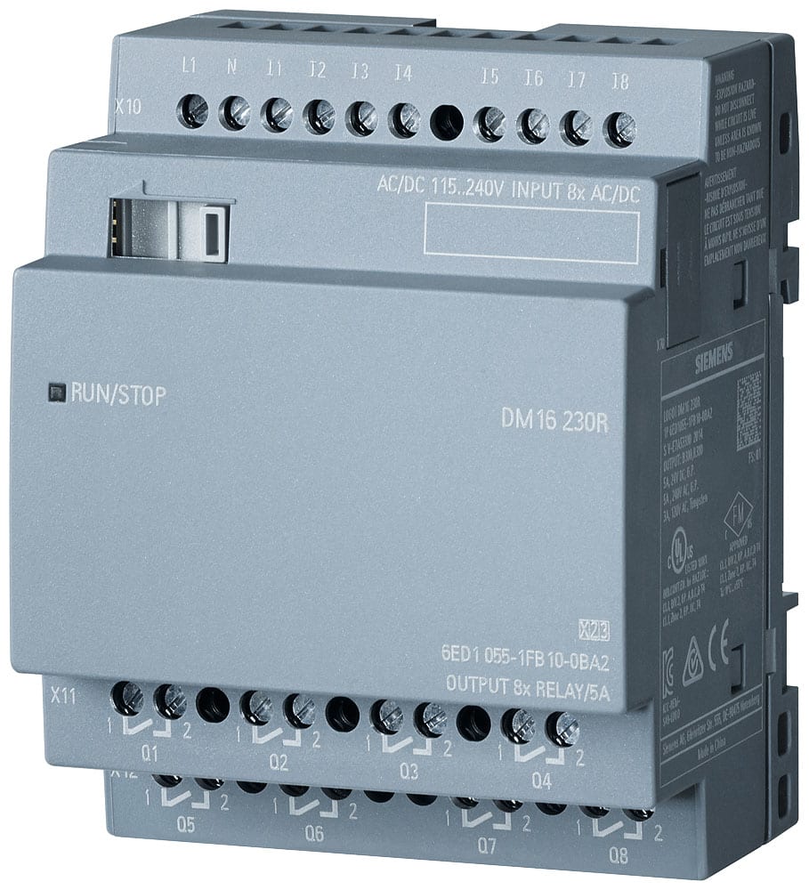 SIEMENS - SIE6ED10551FB100BA2 LOGO! DM16 230R, EXP MODULE,