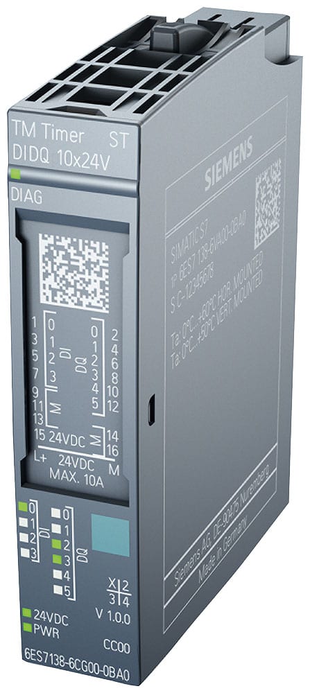 SIEMENS - SIE6ES71386CG000BA0 SIMATIC ET 200SP TM Timer DIDQ 10x24V