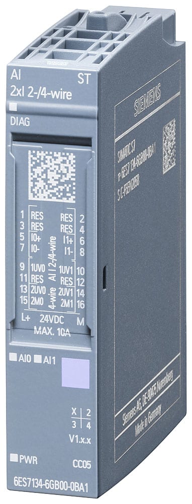 SIEMENS - SIE6ES71346GB000BA1 ET 200SP, AI 2XI 2-/4-WIRE ST, PU 1