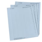 SIEMENS - SIE6ES71936LA100AA0 1000 LABELING STRIPES A4, LIGHT GREY