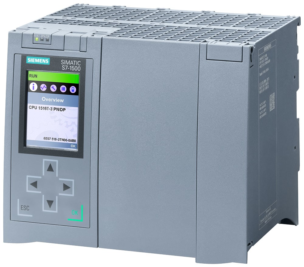 SIEMENS - SIE6ES75163TN000AB0 CPU 1516T-3 PN/DP, 1.5MB PROG./5MB DATA