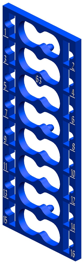 SIEMENS - SIE6ES71936CP632MA0 SIMATIC ET 200SP Targhette identificative a colori CC63 UI 10