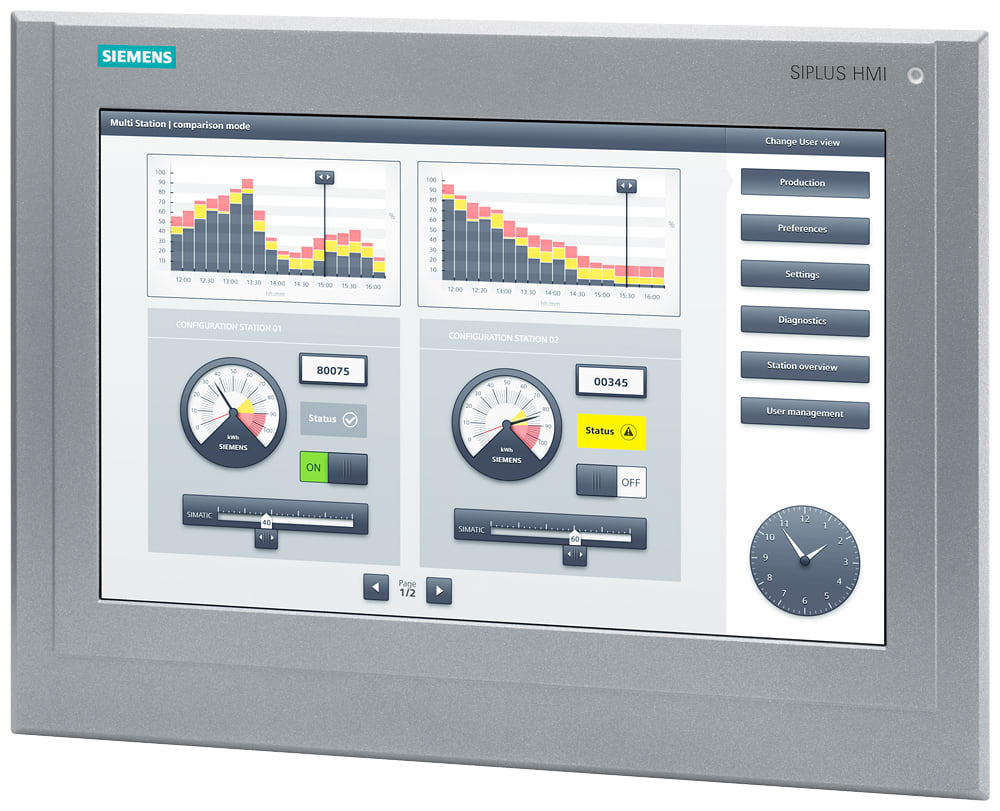 SIEMENS - SIE6AG11240QC132AX0 SIPLUS HMI TP1500 COMFORT OUTDOOR