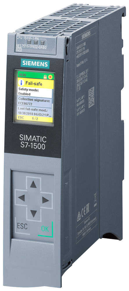 SIEMENS - SIE6ES75111FL030AB0 CPU 1511F-1PN, 450KB PROG, 1,5MB DATA