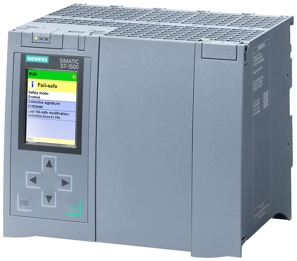 SIEMENS - SIE6ES75184UP000AB0 SIMATIC S7-1500 CPU 1518TF-4 PN/DP