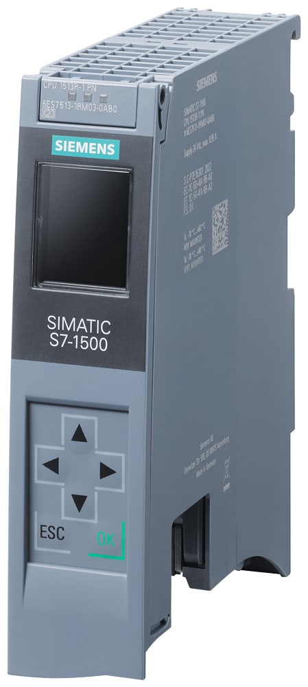 SIEMENS - SIE6ES75131RM030AB0 CPU 1513R-1 PN, 600KB PROGRAM/2,5MB DATA