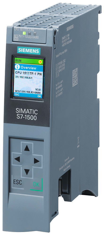 SIEMENS - SIE6ES75111UL030AB0 CPU 1511TF-1PN, 450KB PRG., 1.5MB DATA