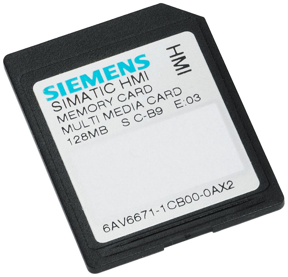 SIEMENS - SIE6AV66711CB000AX2 SIMATIC HMI Scheda di memoria MM 128 MB