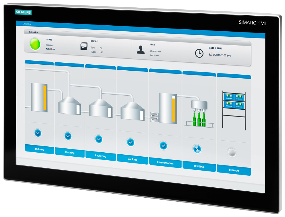 SIEMENS - SIE6AV78636MA142AA0 SIMATIC FLAT PANEL 19 MT V2 PRO