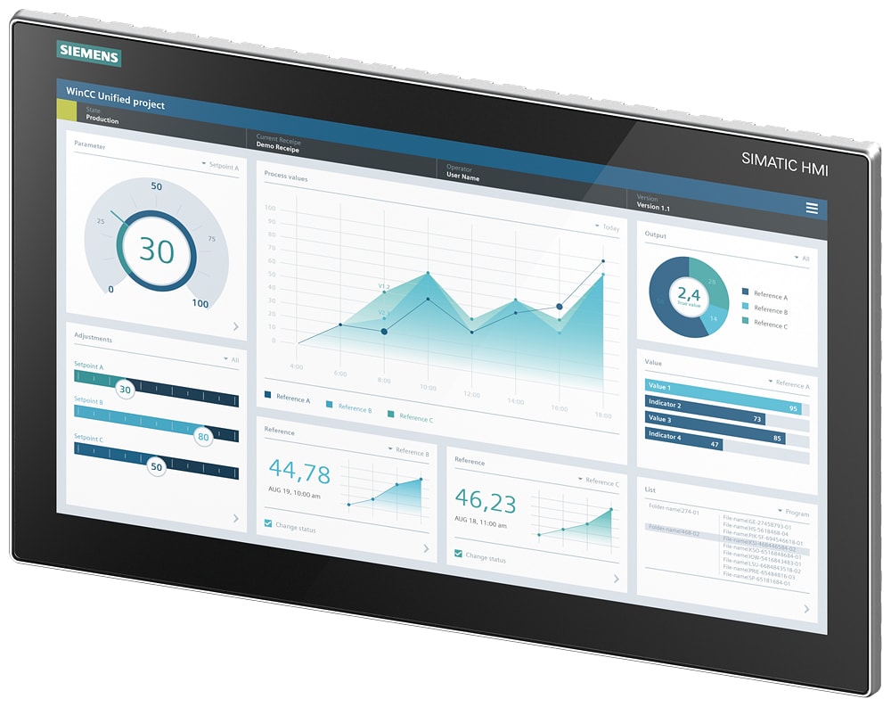 SIEMENS - SIE6AV21283UB060AX1 SIMATIC HMI MTP1900 UNIFIED COMFORT