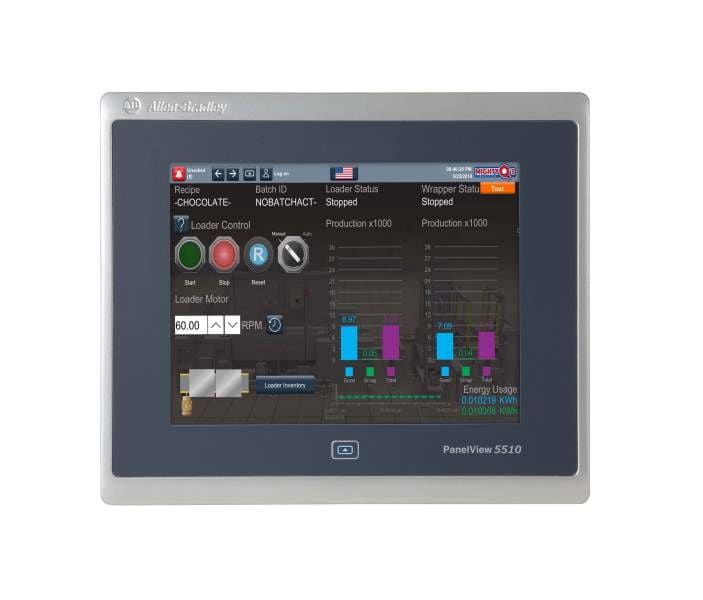 ROCKWELL AUTOMATION - RCK2715P-T7CD-B PANELVIEW 5510 GRAPHIC TERMINAL