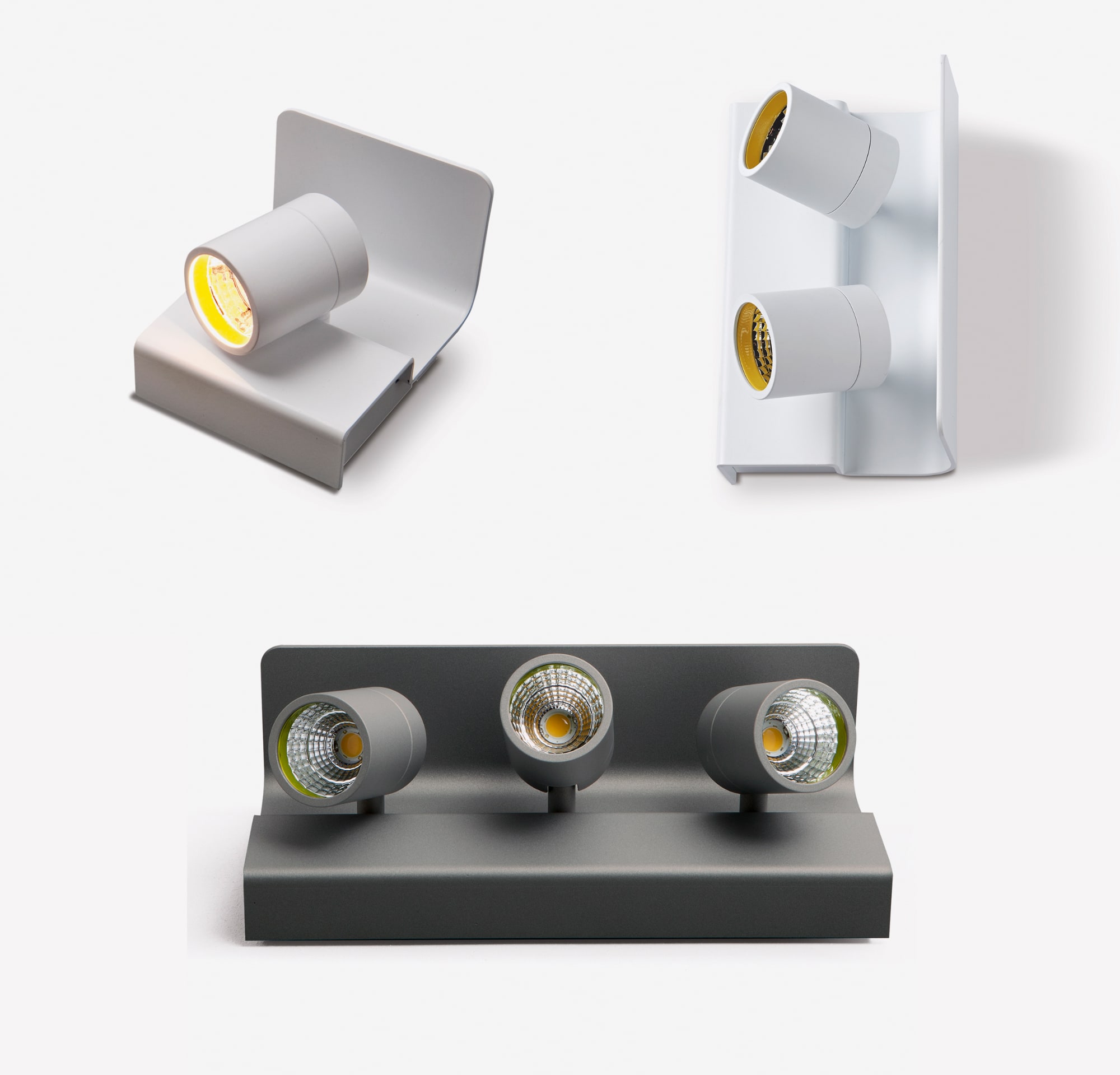EXENIA SRL - EXE364416542/9530 PLURIEL PLUS WALL 2X13W DALI BIANCO 9530