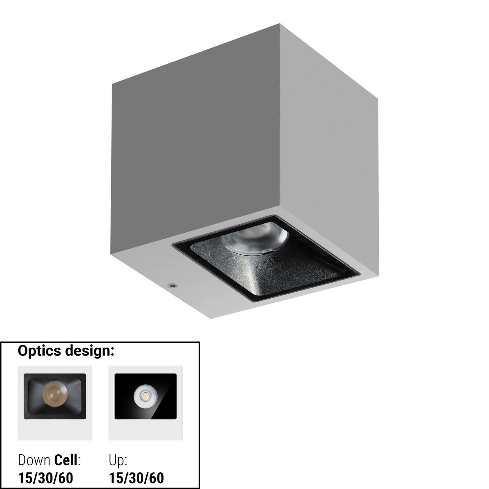 LINEA LIGHT (ILED) - ILD76358W30 CUBIT 8 2L BI-EM 15WAC DALI GG