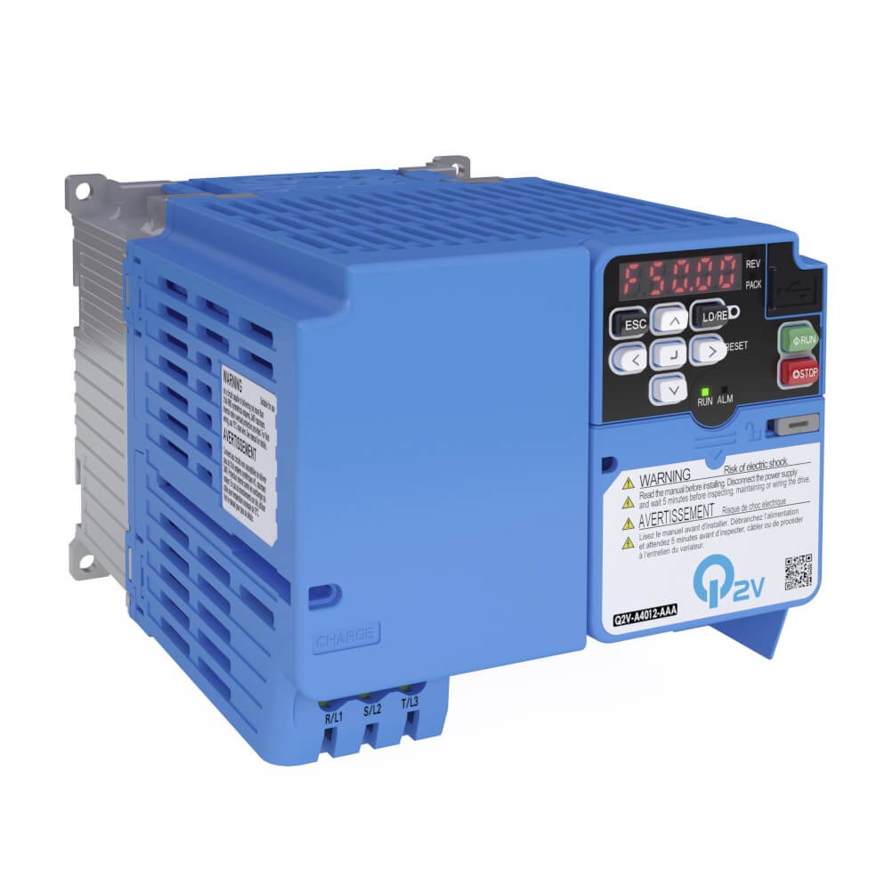 OMRON - OMRQ2VA4004AAA INVERTER Q2V,400V 3-PH,1,1KW,3,4A(HD)