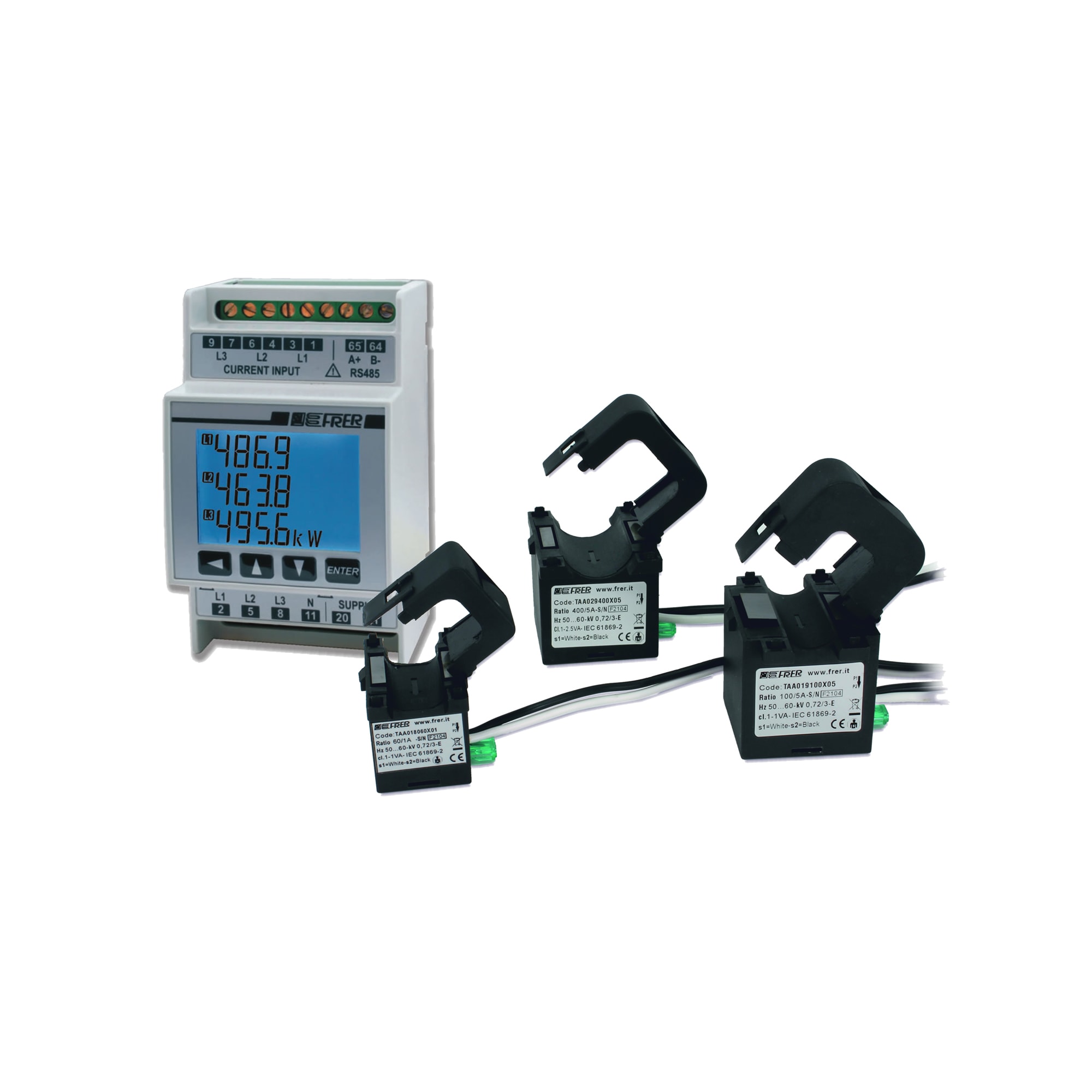 FRER SRL - FREQ52A3H060MCQH NANO5H + 3 TAA018 60A RS485 AUX80 260V