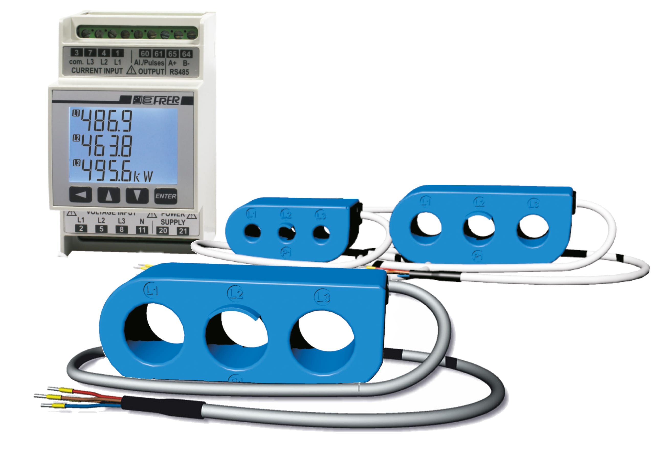 FRER SRL - FREQ52D3H125M4CL NANO125H + TA125A RS485 AUX20÷60V