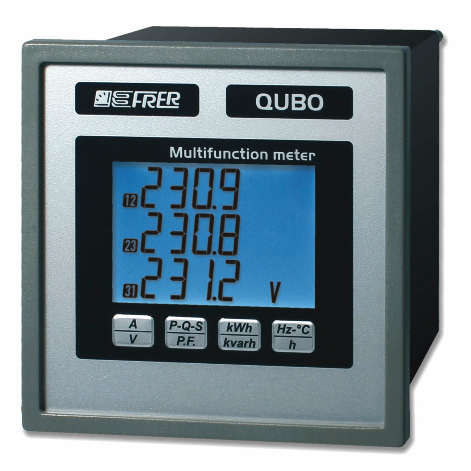FRER SRL - FREQ72P3L005XCQ2 QUBO72 1-5A 100-400V AUX230VAC