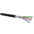 QUBIX SPA - QBX0502201NEBB0500 CAVO R6FT4YPE23 C6 F/UTP OUTD PVC-PE FCA