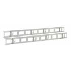 QUBIX SPA - QBX2011042 COPPIA CANALA GEST. CAVI ARM. PRO 47U GR