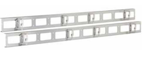 QUBIX SPA - QBX2011041 COPPIA CANALA GEST. CAVI ARM. PRO 42U GR