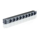 QUBIX SPA - QBX2011124 BARRA ALIMENTAZIONE 1U 9P INT.MAGN. NE