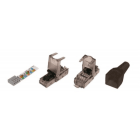 QUBIX SPA - QBX2012007 SPINA PLUG EASYCRIMP RJ45 8 POLI C6 UTP