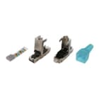 QUBIX SPA - QBX2012009 SPINA PLUG EASYCRIMP RJ45 8 POLI C6A STP