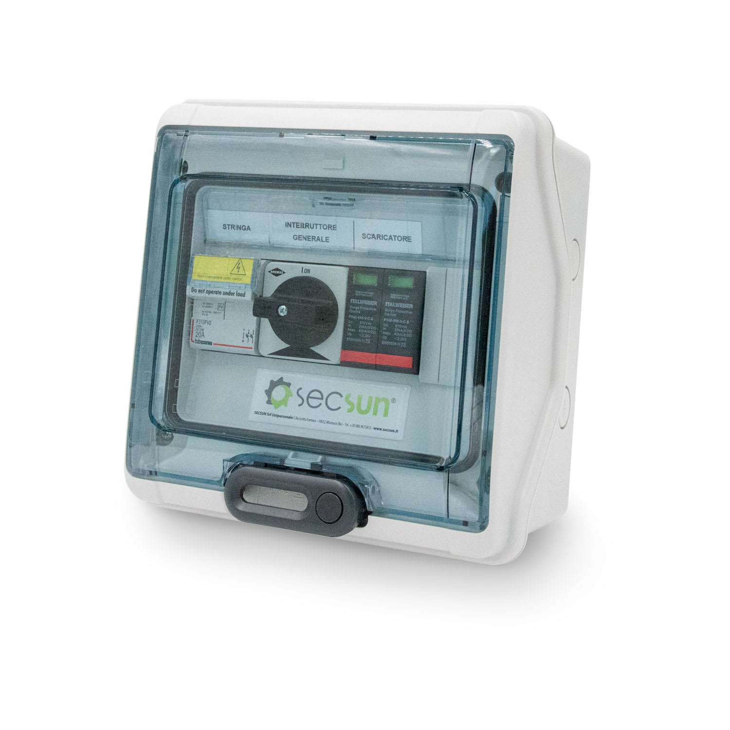 CONTACT ITALIA SRL - IICQCM1101L Quadro di Campo Light per Singola Stringa Fotovoltaica 1000 Vdc