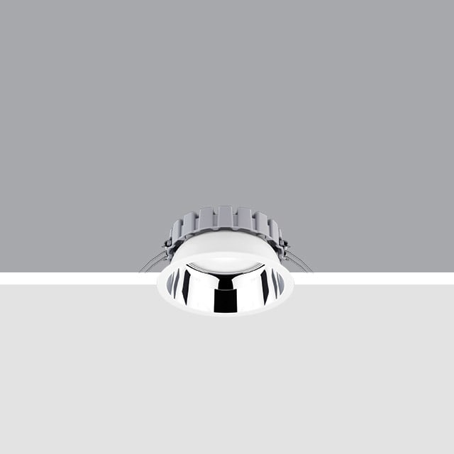 IGUZZINI ILLUMINAZI - IGZ3.QF64.701.0 EASY D163 FRAME NEUTR.CRI80 3000LM EMERG