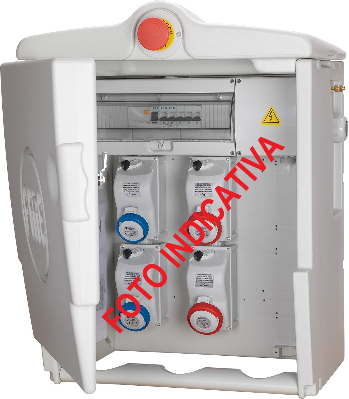 FANTON SRL - FME74719 QUADRO MIDI ASC 4PR/4PT/MORS/EMER/18KW