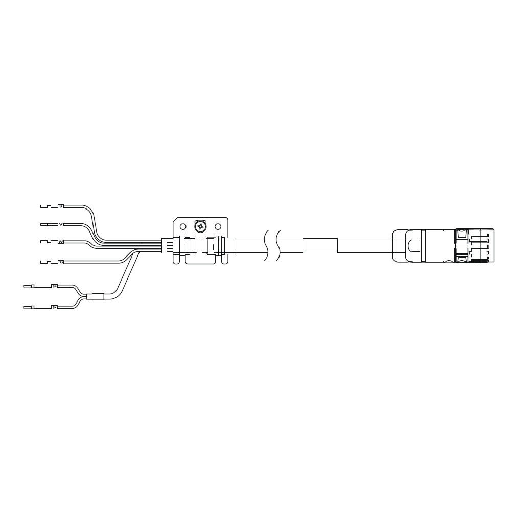 OMRON - OMRR88ACA1G020BF CAVO DI ALIMENTAZIONE SERVOMOTORE SERIE