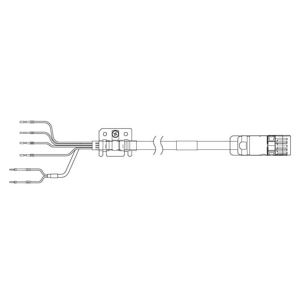 OMRON - OMRR88ACA1H010BF CAVO DI ALIMENTAZIONE SERVOMOTORE SERIE