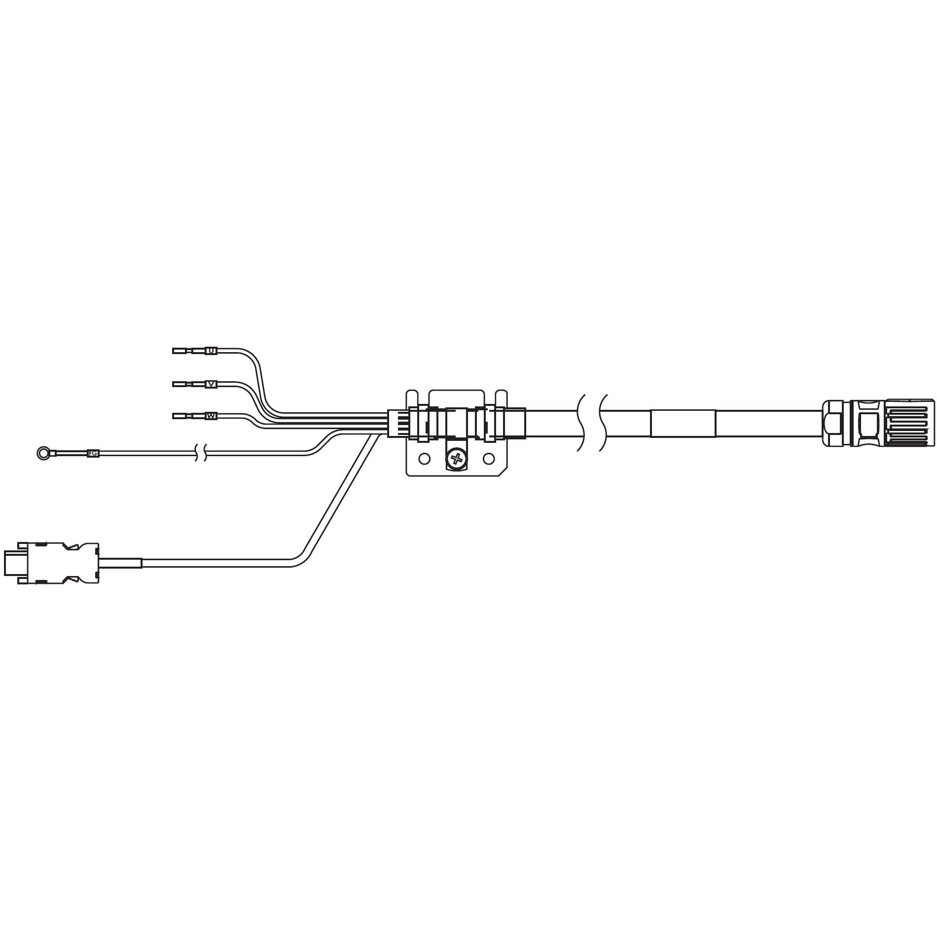 OMRON - OMRR88ACX1A005SF CAVO SERVO IBRIDO SERIE 1SA, 5 M, NON FR