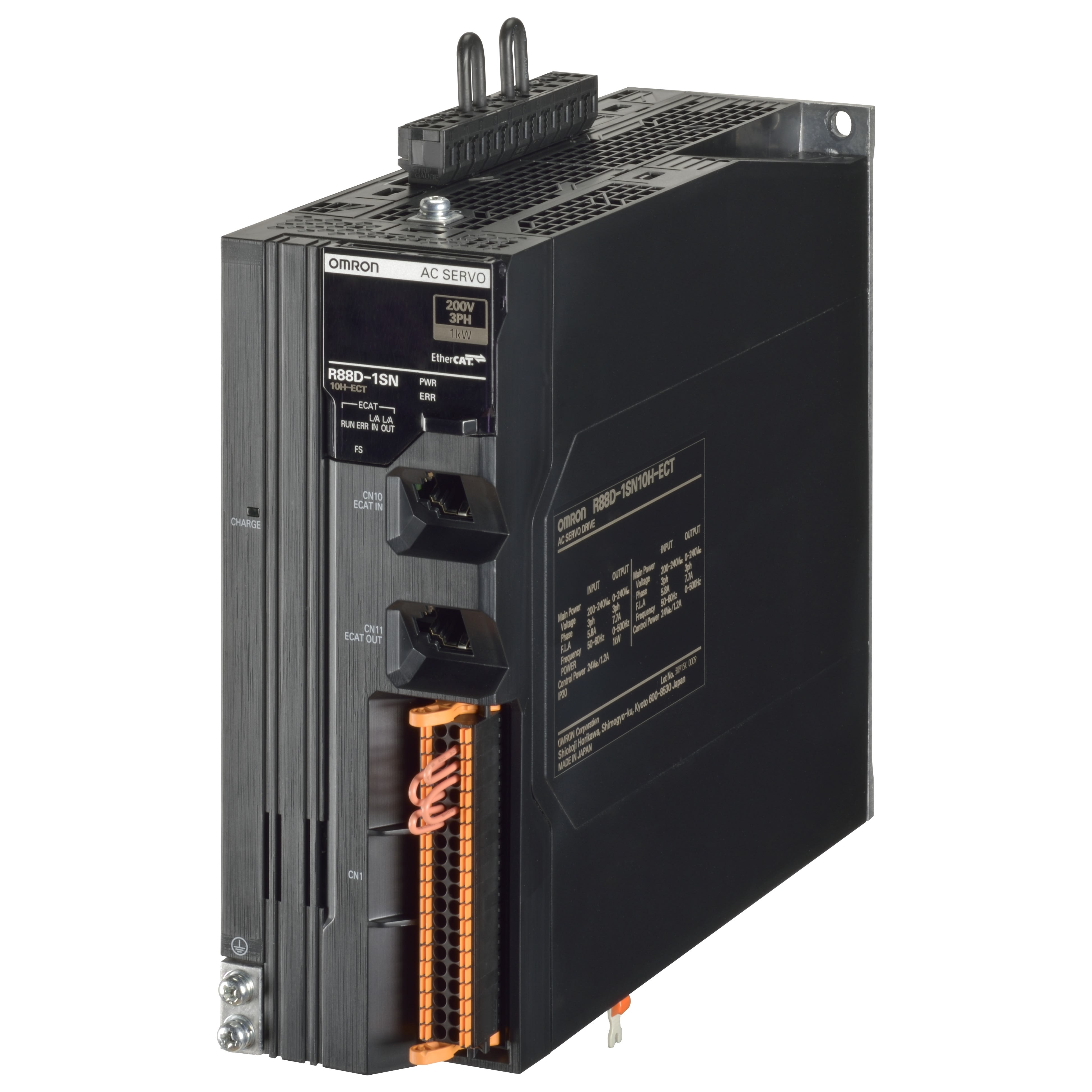 OMRON - OMRR88D1SN08HECT51 1S-51 SERVO DRIVE WITH STO, SS1 AND SLS
