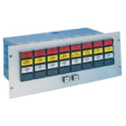 DOSSENA SNC DI BAR - DOS9RACK12 RACK12 24VCC SIST.ALLARME 12 PUNTI