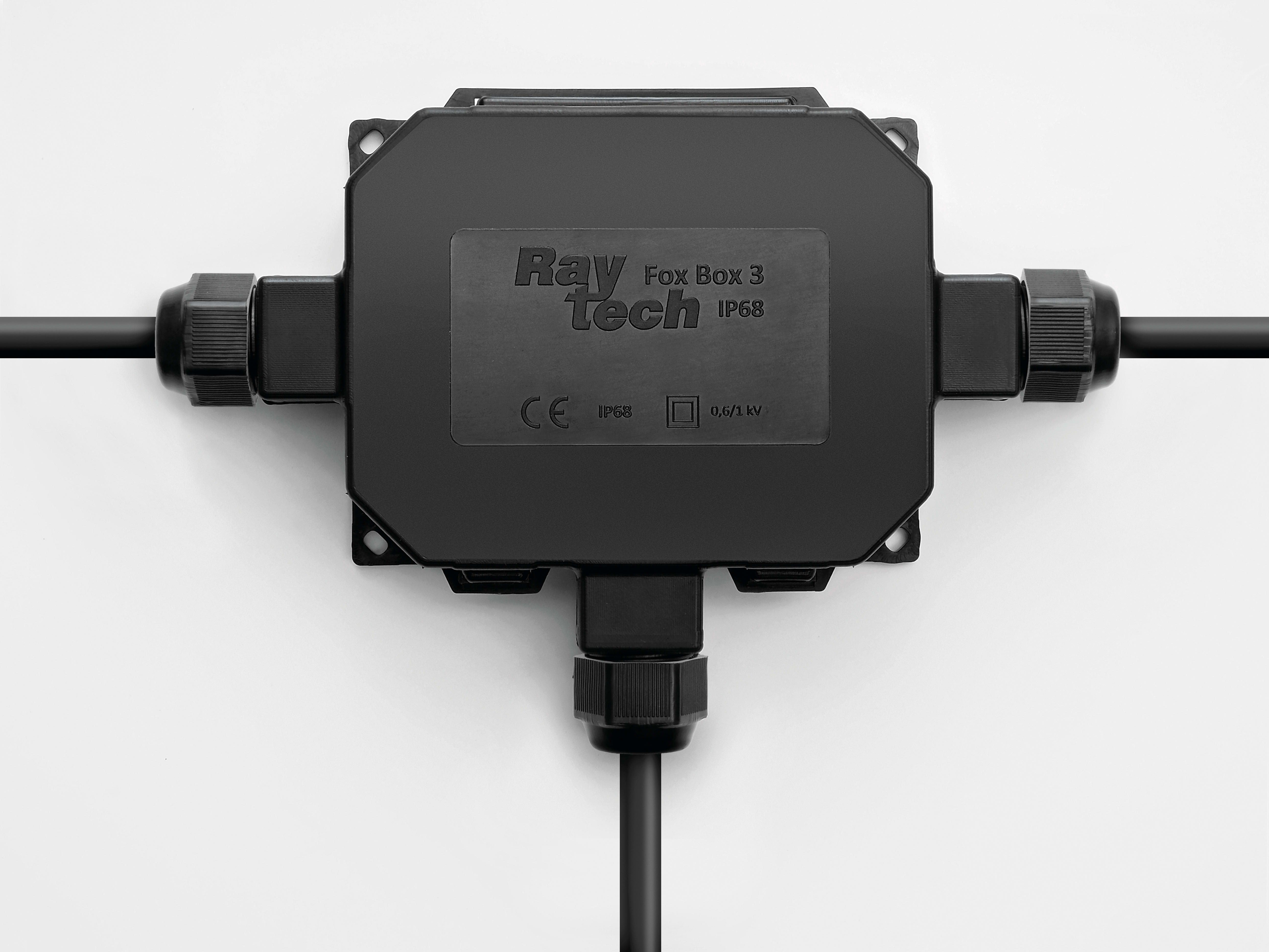 RAYTECH SRL - RYTFOXBOX3-N FOX BOX 3 NERA CASSETTA IP68 GEL