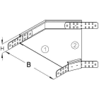 DIETZEL - DIE078525 Rinnenbogen, 45A^, 100x60 mm, inkl. 2x K