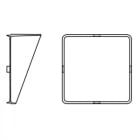 REGGIANI SPA ILLU - REG0.22110.0012 ANTIABBAGLIANTE SPLYT 150 ALLUMINIO