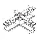 REGGIANI SPA ILLU - REG0.25854.0012 COUPLER X SURFACE-MOUNTED RAIL