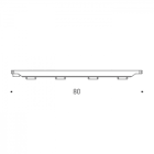 REGGIANI SPA ILLU - REG0.31716.0000 JUNCTION SUSPENS LIN LED LUCE SLIM HIGH