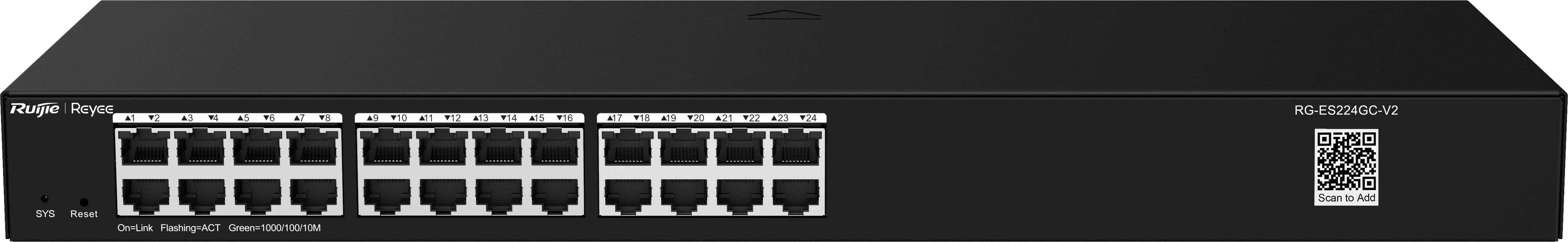 ZELIATECH - NPRRG-ES224GC-V2 RG-ES224GC-V2