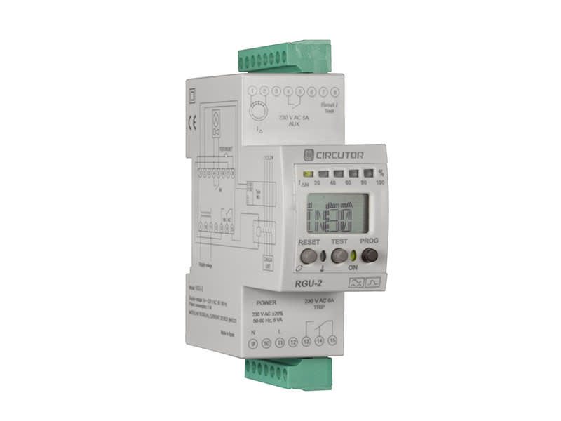 ASITA - ASIRGU2 Rele' protez. diff.le compatto con display