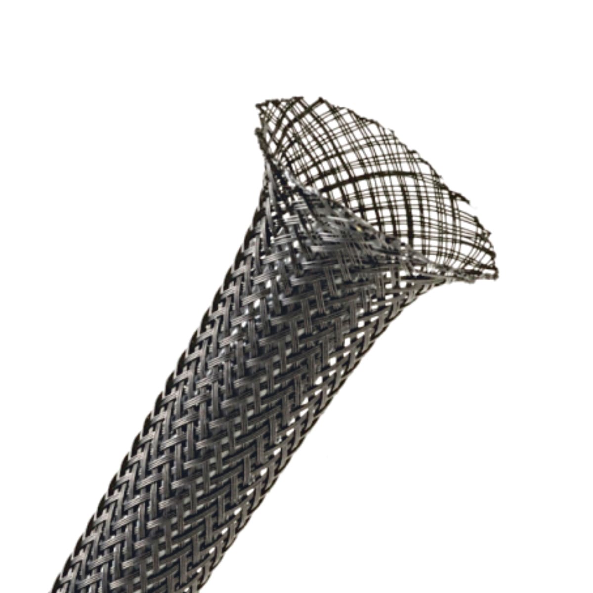 ETELEC ITALIA SPA - ETLRH1025 GUAINA TRECCIATA NERA BOBINA 20-45MM 50M