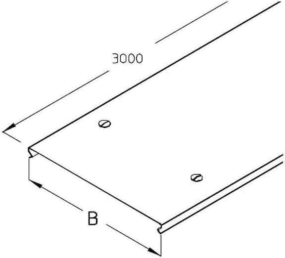 DIETZEL - DIE078664 Installationsrinnendeckel, mit Drehriege